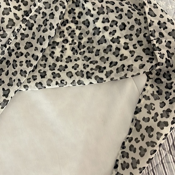 Needle & Thread animal print dress size S gray - Picture 6 of 8